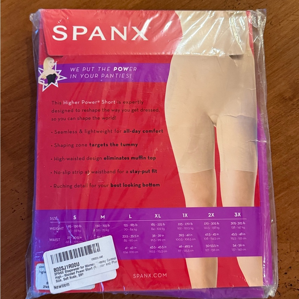 SPANX Red Higher Power Shaper Short